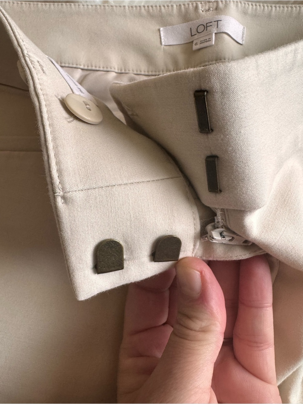 LOFT Riviera Pant - Light Khaki - Picture 4 of 9